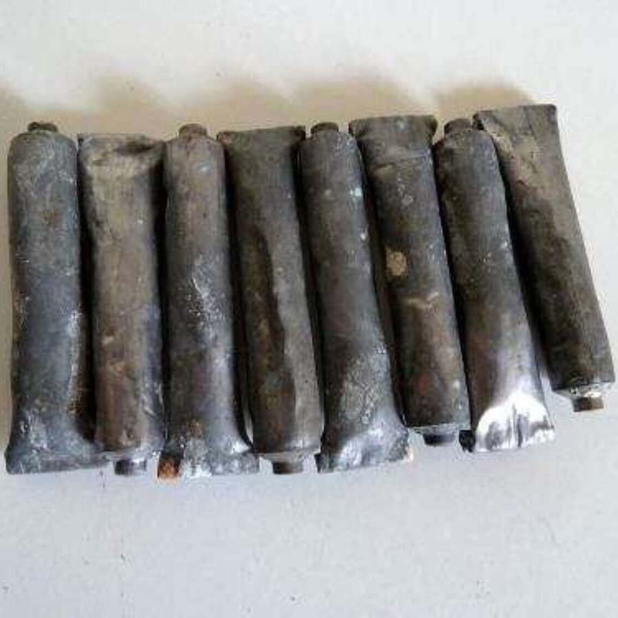 A Set Of 8 Original WW2 Tropical Anti-Gas Ointment No6 Tubes