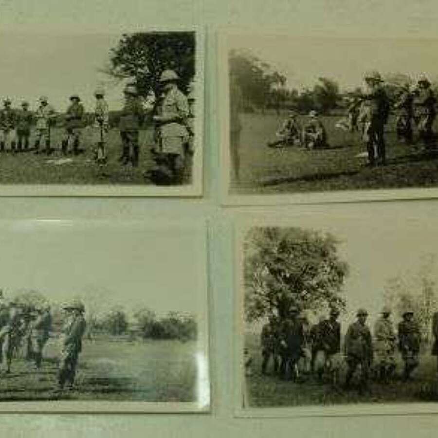 4 Early 1920s-30s Photographs Using Signalling  Equipment