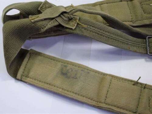 173) Good Clean Original US Army M-1943 Issue Padded Suspender Braces