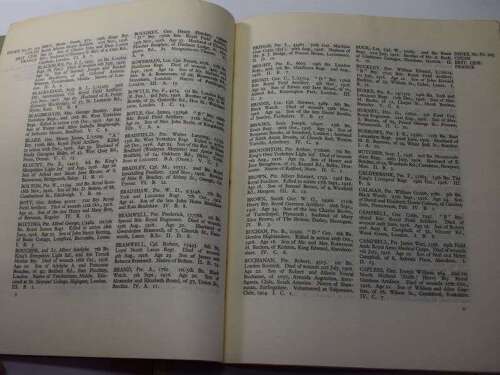 59) Original 1925 War Graves of the British Empire Booklet France 203-205