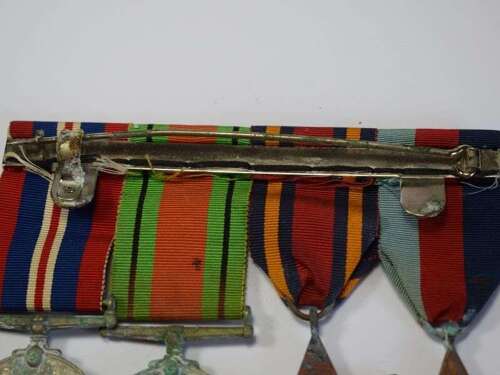 75) Dirty Tatty As Found WW2 British Medal Group of 4