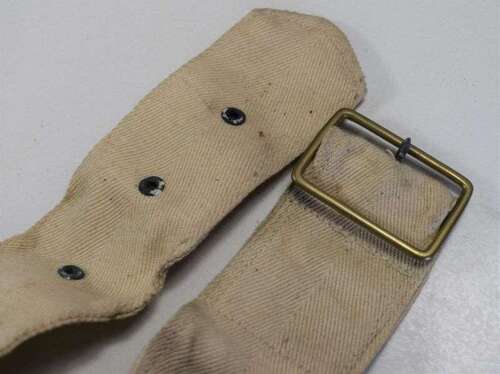 139) Original 1930s Early WW2 RAF Flying Suit Waist Belt & Everhot Pouches