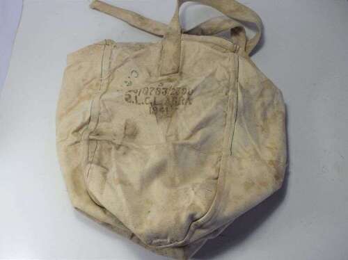 121) Excellent Original WW2 Indian Made Horse/Mule Nose Bag Dated 1941
