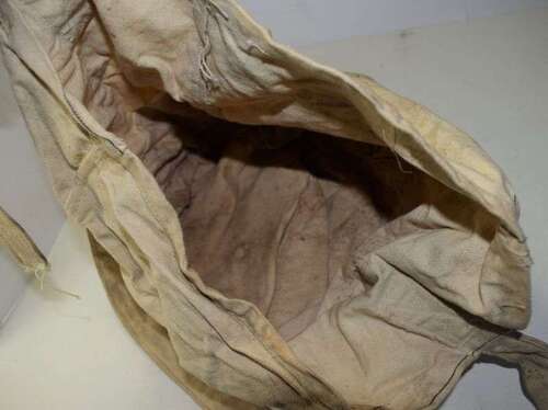 121) Excellent Original WW2 Indian Made Horse/Mule Nose Bag Dated 1941