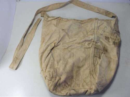 121) Excellent Original WW2 Indian Made Horse/Mule Nose Bag Dated 1941