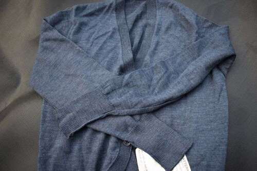 136) Mint 1960s Sealed Pattern Cardigan Blue Grey/Nylon for WRAF