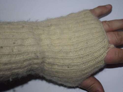 160) WW2 Era British Military Issue Fingerless Wrist Warmers
