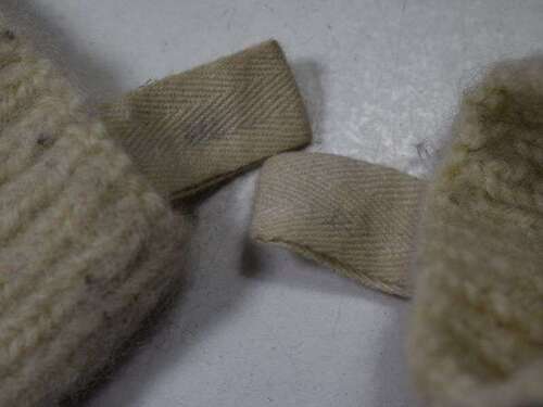 160) WW2 Era British Military Issue Fingerless Wrist Warmers