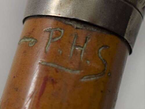 114) Lovely Early Victorian-WW1 Felstead School OTC Officers Walking Cane