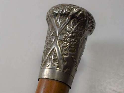 114) Lovely Early Victorian-WW1 Felstead School OTC Officers Walking Cane