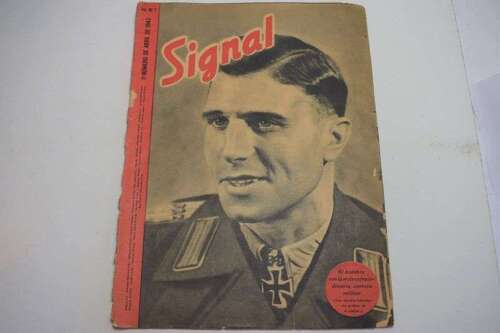 94) Original WW2 German Army Signal Magazine in Spanish 1st April 1943