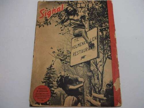 94) Original WW2 German Army Signal Magazine in Spanish 1st April 1943