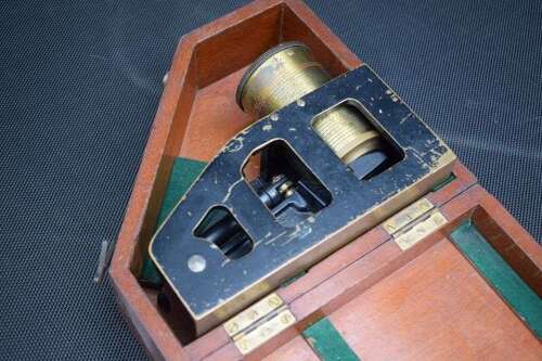 134) Good Original Boxed WW2 Clinometer, Inspectors MKII 1942