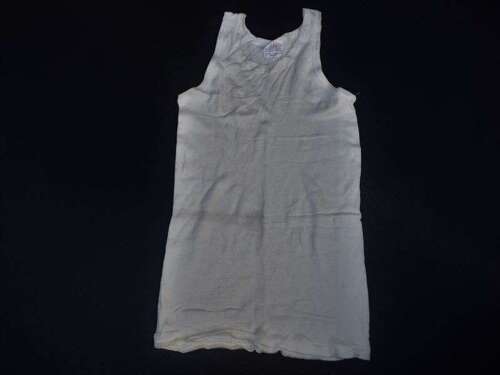 109) Original WW2 Era White Cotton Vest Peveril RAF, RN, Army