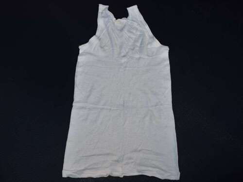 109) Original WW2 Era White Cotton Vest Peveril RAF, RN, Army