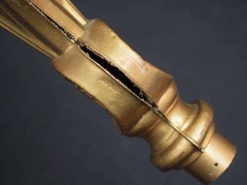 52) Original WW1 WW2 French RF Flag Pole Finial Flag Pole Top