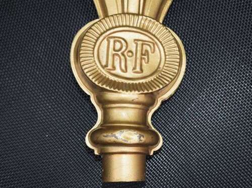 52) Original WW1 WW2 French RF Flag Pole Finial Flag Pole Top