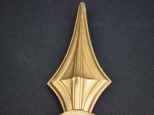 52) Original WW1 WW2 French RF Flag Pole Finial Flag Pole Top