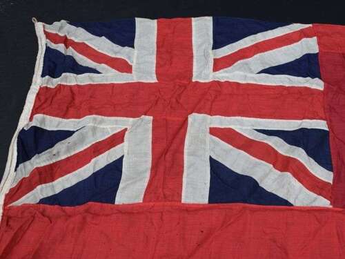 94) Excellent Original Large WW1 WW2 Merchant Navy Red Ensign Ships Flag