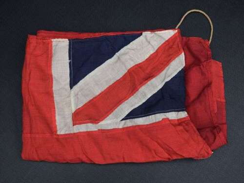 94) Excellent Original Large WW1 WW2 Merchant Navy Red Ensign Ships Flag