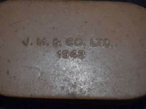 36) Excellent Original Unissued WW2 Indian Made DR Goggles J.M&Co Ltd 1942