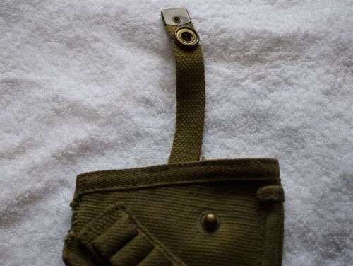 96) Good Original WW2 Officialy Cut Down Tankers Pistol Holster