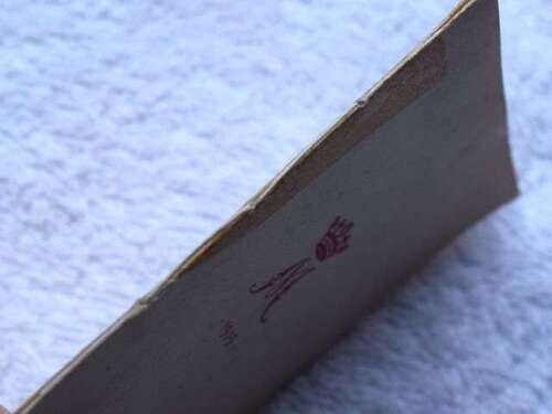 46) Tatty Repaired Original WW1 Princess Mary Christmas Tin New Years Card 1915