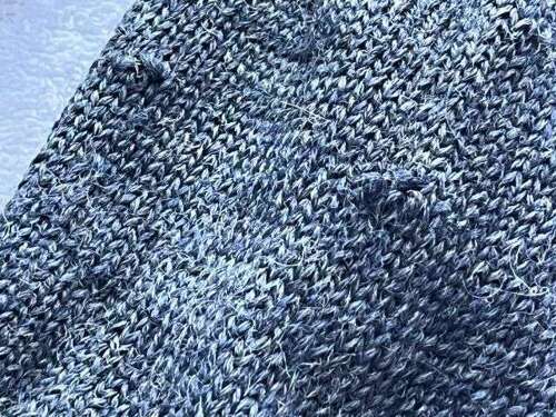 72) Original WW2 Pattern RAF Issue Airman's Blue/Grey Woolen Socks Dated 1949 Some Damage
