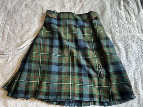 54) Excellent Original Early Post WW2 Scottish Regiments Officers Tartan Kilt Named & Dated 1950