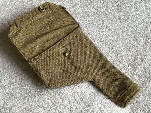 142) Nice Original Unissued WW2 British Army P37 Web Pistol Holster MW&S Ltd 1943
