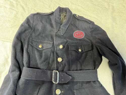 107) Excellent Original WW2 Civil Defence ARP 71 Woman’s Jacket Dated 1944 In a Size 16