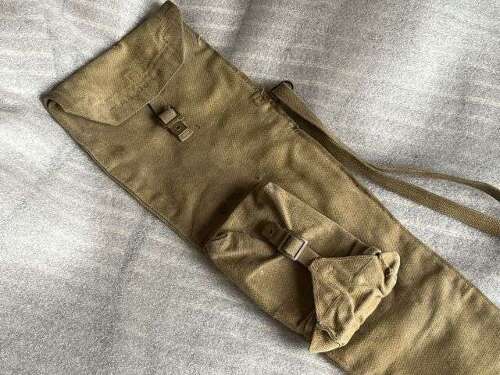 124) Good Original Well Used WW2 British Made Rifle Slip Dated 1942