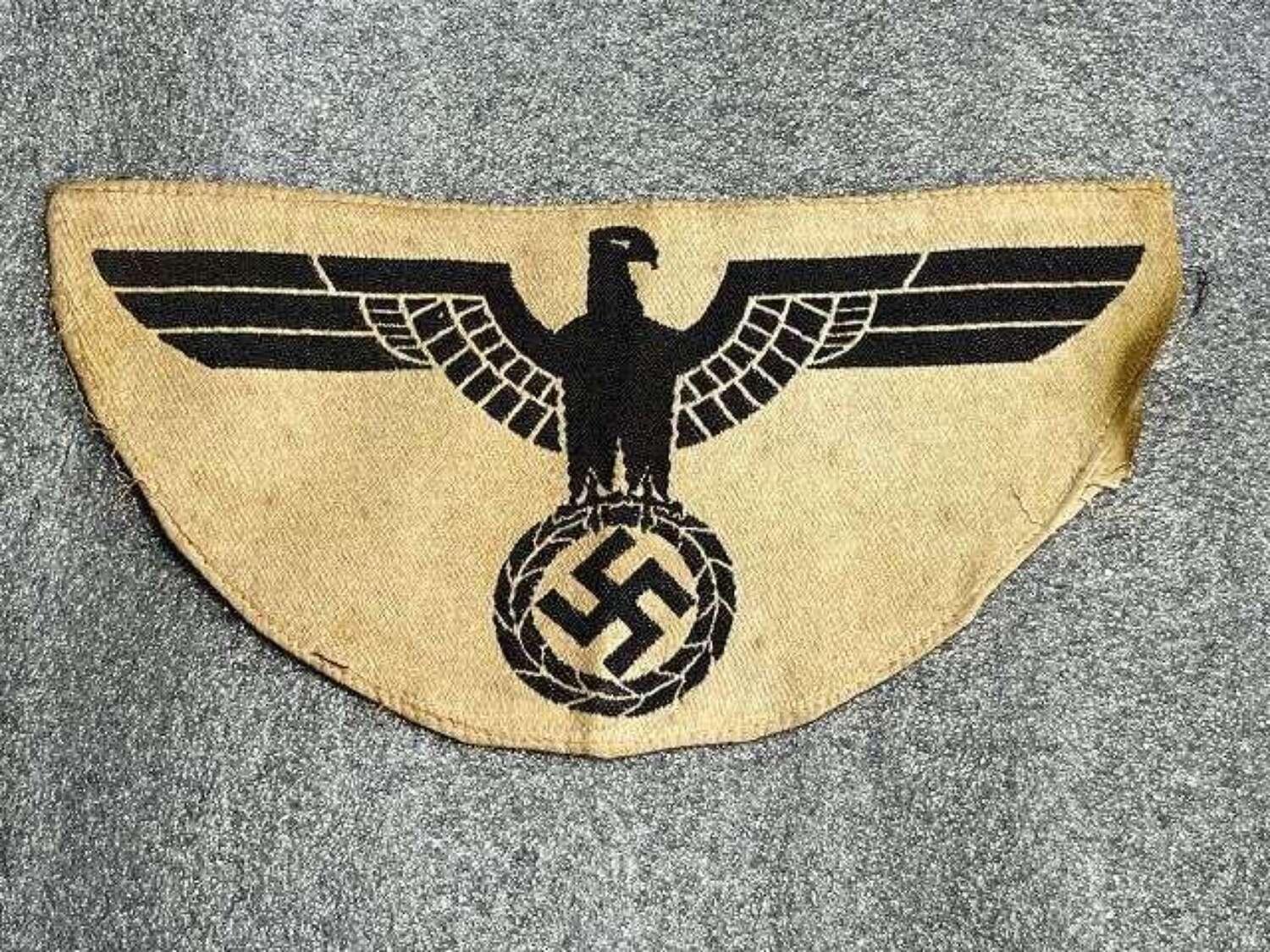 12) Excellent Original Uniform Removed WW2 German Army Sports Vest Eagle