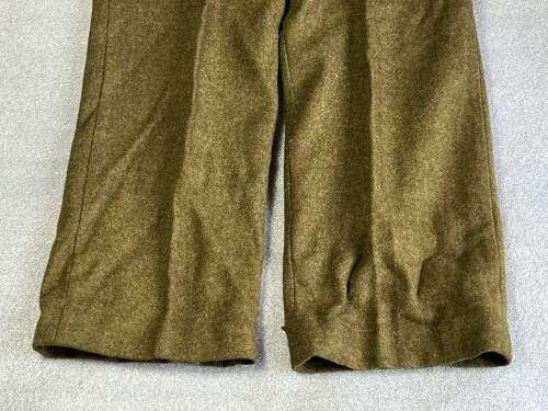 14) Excellent Original Pre WW2 - Early War US Army Issue Rough Woollen Trousers