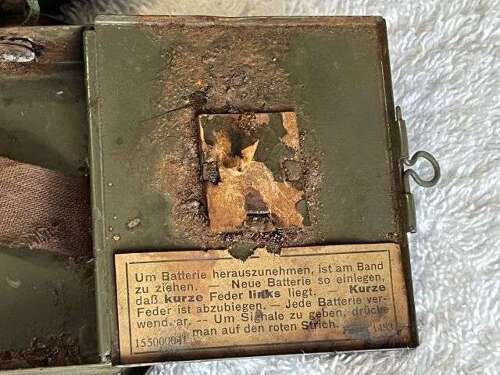 55) Excellent Original WW1 Imperial German Army Perlux Trench Torch