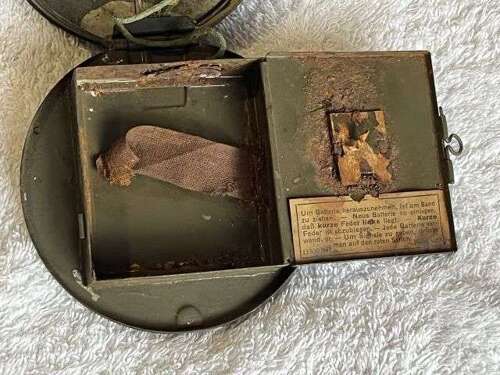 55) Excellent Original WW1 Imperial German Army Perlux Trench Torch