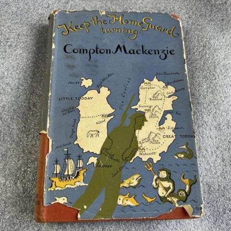 44) Tatty Used Original WW2 Book Keep The Home Guard Turning 1943