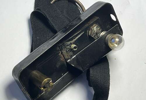 31) Excellent Original 1920s-1930s British Police Traffic Guardian Lamp