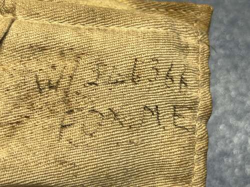 85) Good Used Original WW2 British Military Housewife Sewing Kit Named Numbered To A Woman