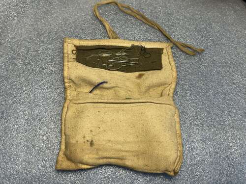 85) Good Used Original WW2 British Military Housewife Sewing Kit Named Numbered To A Woman
