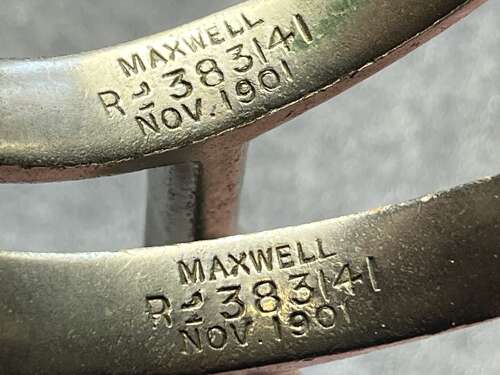 42) Lovely Original Matching Late Boer War Cavalry Spurs Maxwell 1901