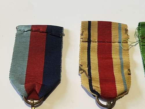46) Set of 4 Full Size WW2 Medals & Cert 39-45, Africa & 8th Army Bar, Defence & War Medal