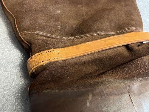 91) Excellent Clean Original WW2 RAF 1941 Pattern Flying Boots In A Size 9