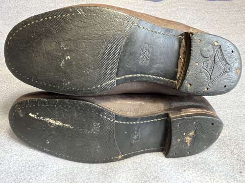 91) Excellent Clean Original WW2 RAF 1941 Pattern Flying Boots In A Size 9