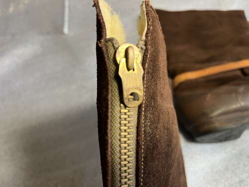 91) Excellent Clean Original WW2 RAF 1941 Pattern Flying Boots In A Size 9