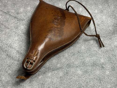 112) Very Nice 1930s British Cavalry Officers Removeable Spurs & 1934 Dated Leather Case
