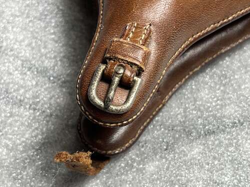 112) Very Nice 1930s British Cavalry Officers Removeable Spurs & 1934 Dated Leather Case