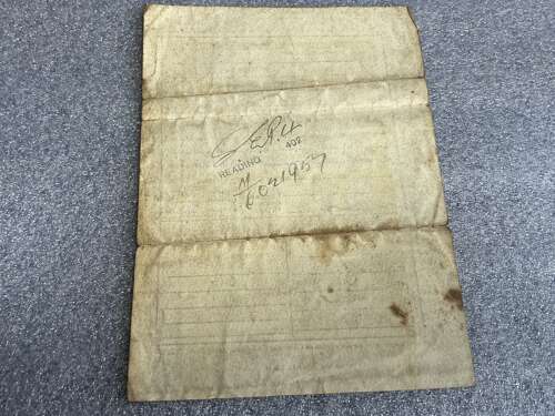 5) A Set Of 5 Tatty Original WW1 Papers To Frederick P Crane ASC From Malmesbury, Wilts
