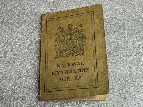 5) A Set Of 5 Tatty Original WW1 Papers To Frederick P Crane ASC From Malmesbury, Wilts
