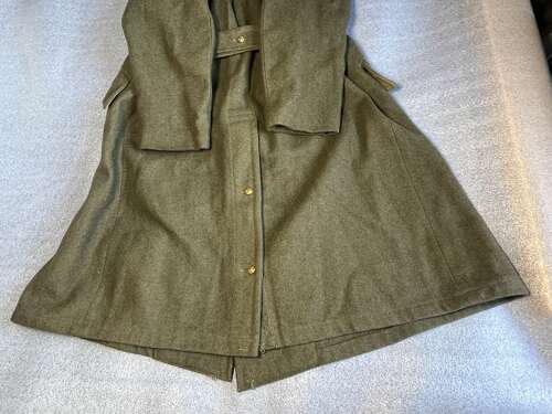 33) Original WW2 British 1940 Pat Greatcoat 101 Hampshire AA Z Rocket Battery Portsmouth